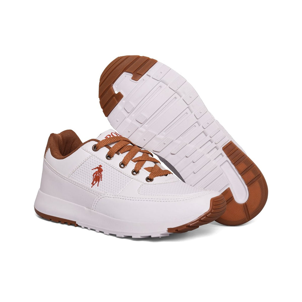 Sapatênis Masculino Casual — Branco — vista superior