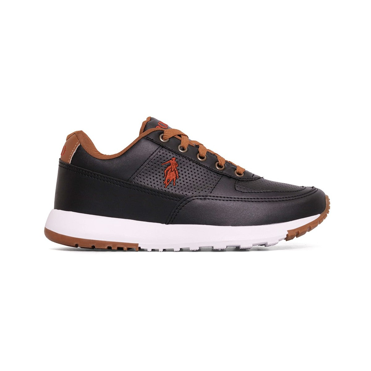 Sapatênis Masculino Casual — Preto — vista lateral