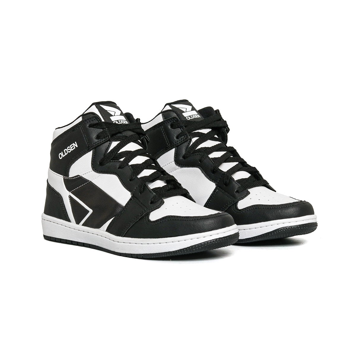 Tênis Masculino Cano Alto — Preto — vista lateral