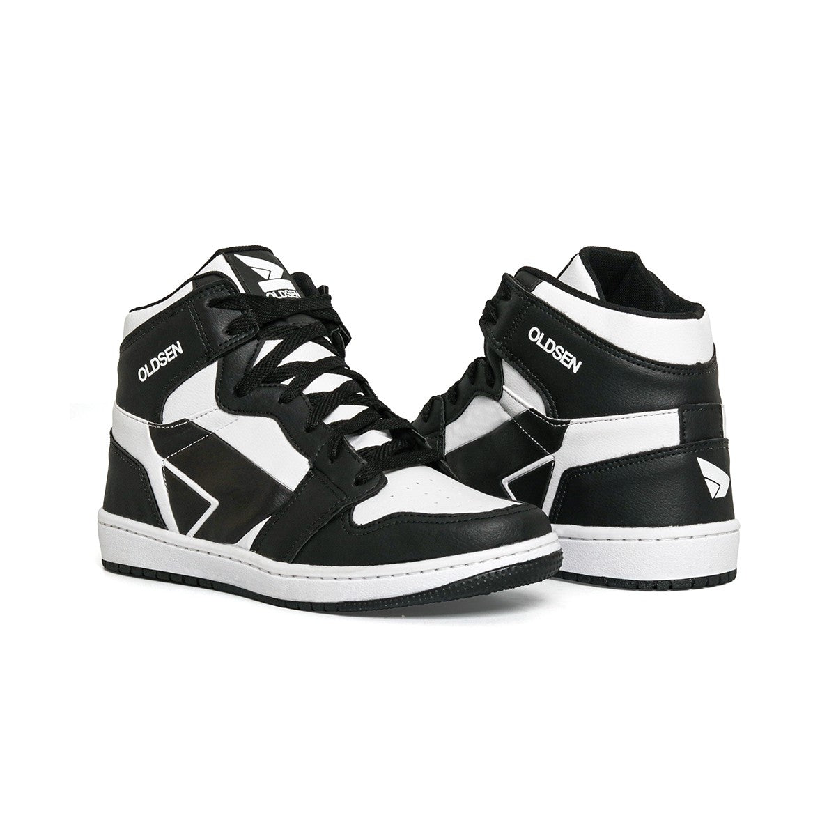 Tênis Masculino Cano Alto — Preto — outro ângulo