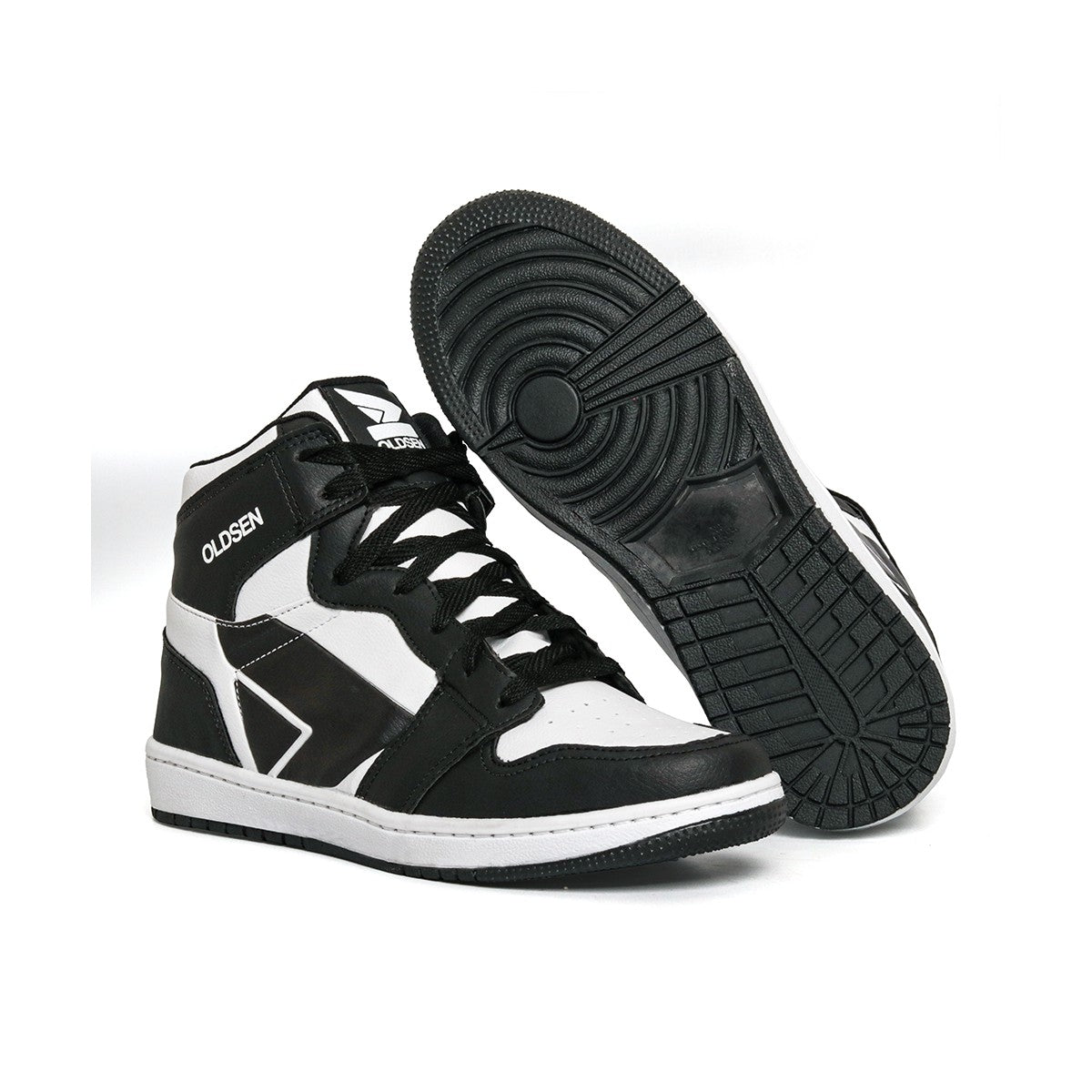 Tênis Masculino Cano Alto — Preto — detalhe