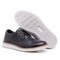 Sapato Oxford Masculino — Preto — vista lateral