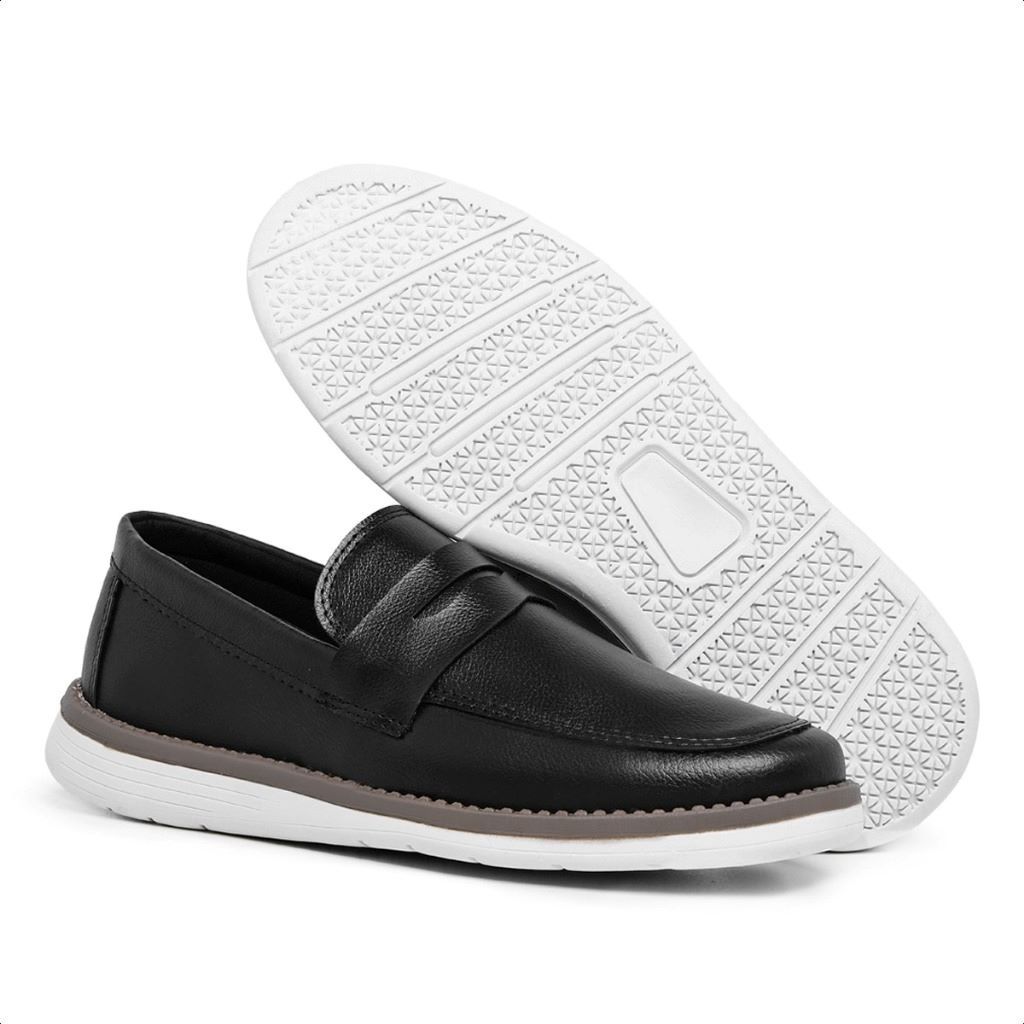 Sapato Oxford Masculino Loafer Sport — vista frontal