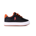 Sapatênis Infantil Polo Roma Preto — Calçado Casual Confortável para Crianças, Solado Antiderrapante, Palmilha Macia e Cadarço Prático, Acabamento Premium Calçado Net, Ideal para Escola, Brincar e Passeios em Família