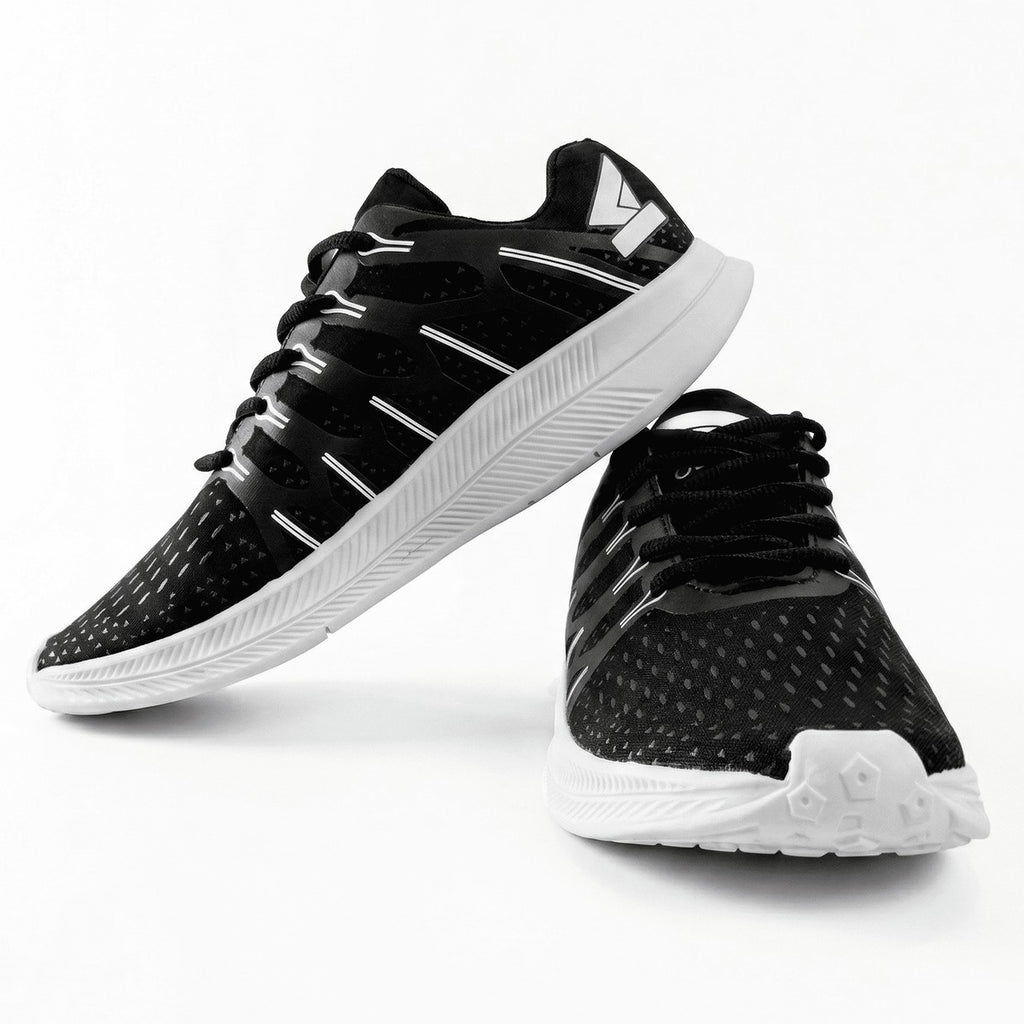 Tênis Masculino Casual Esportivo — Preto — detalhe
