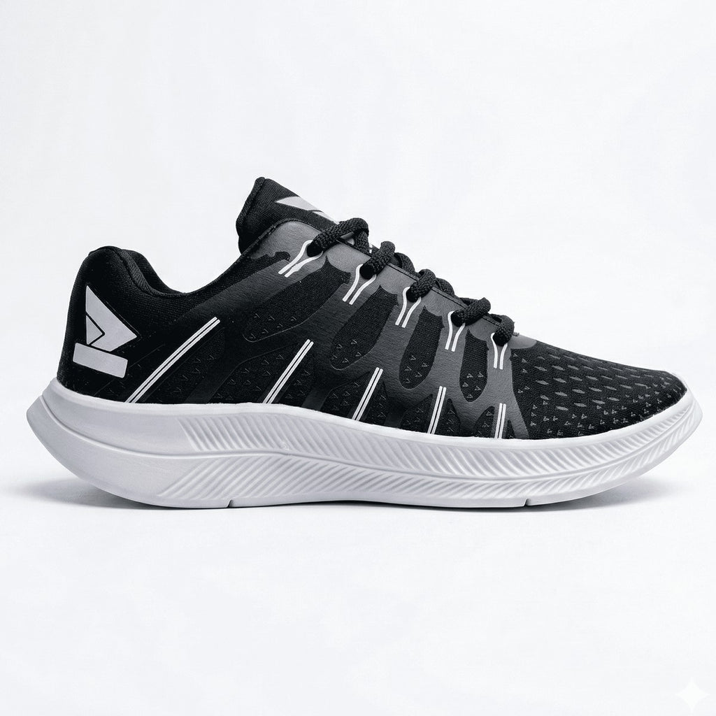 Tênis Masculino Casual Esportivo — Preto — vista frontal