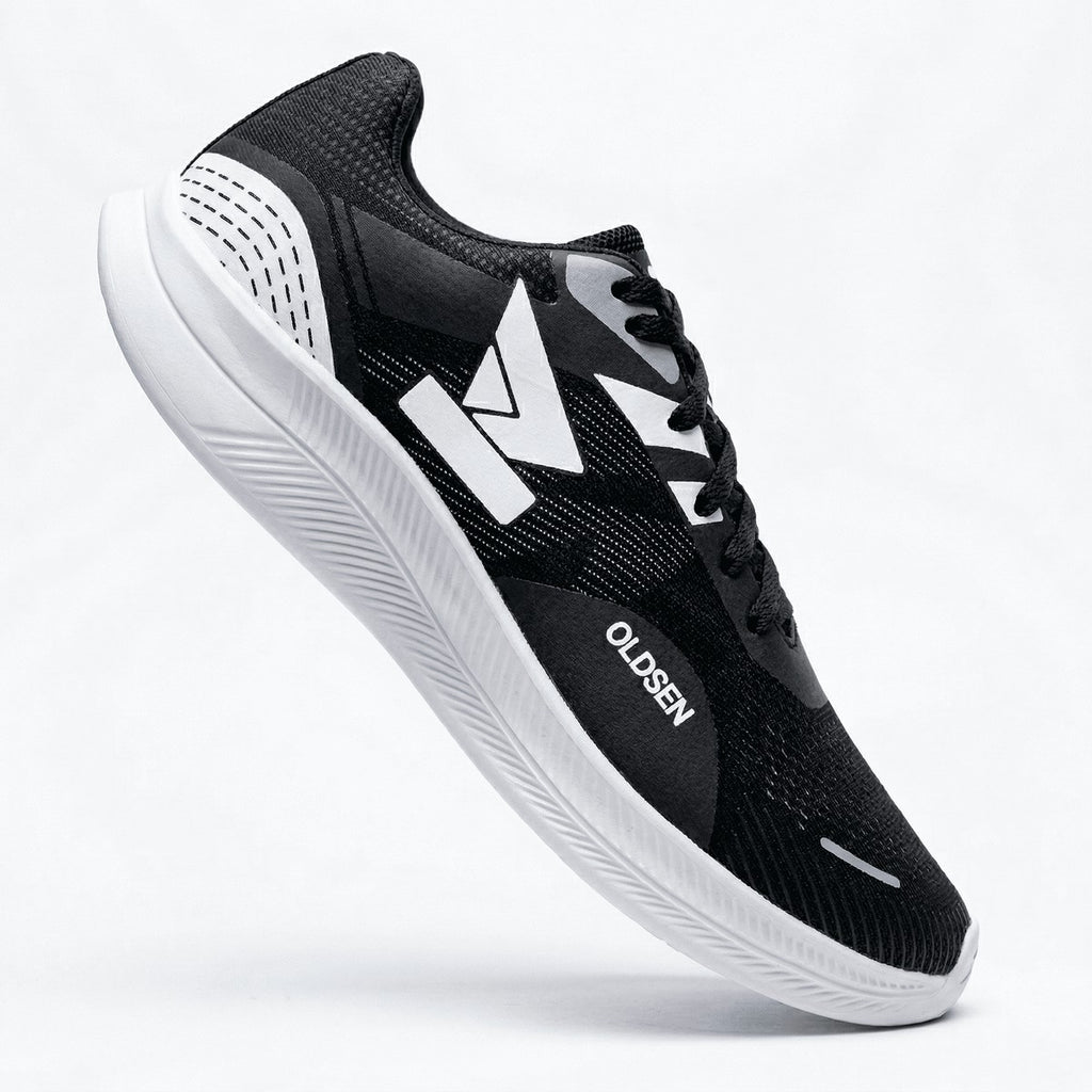 Tênis Masculino Casual Esportivo — Preto — vista lateral