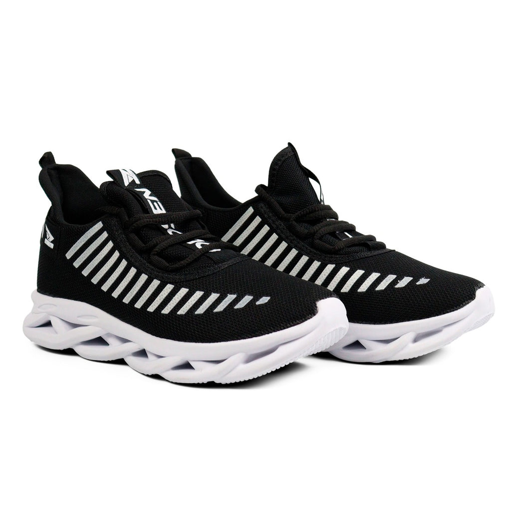 Tênis Masculino Casual Esportivo — Preto — vista frontal
