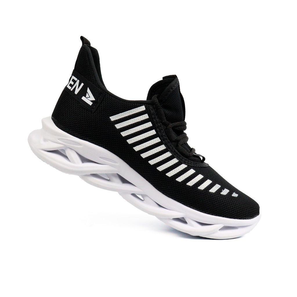 Tênis Masculino Casual Esportivo — Preto — vista lateral