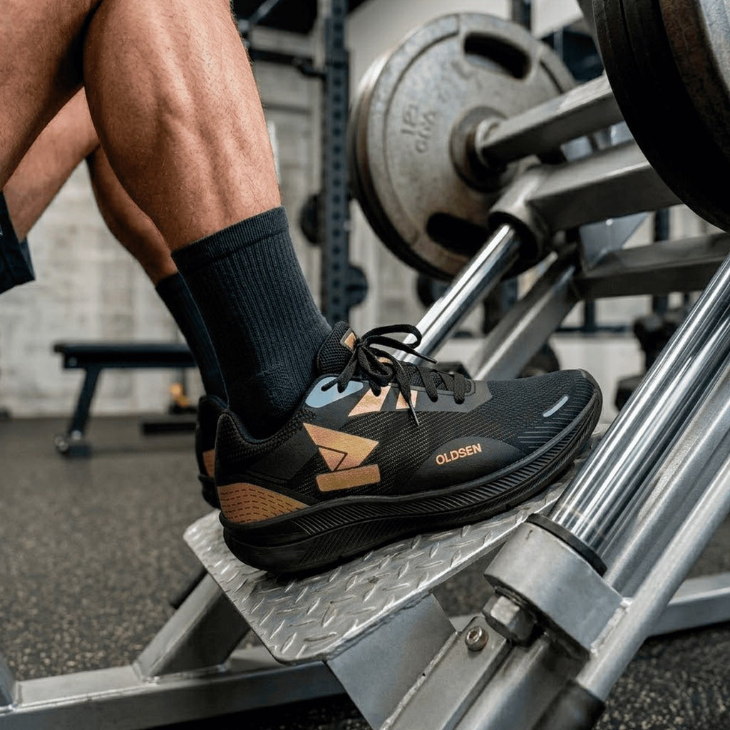 Tênis Masculino Casual Esportivo — Dourado — foto 6