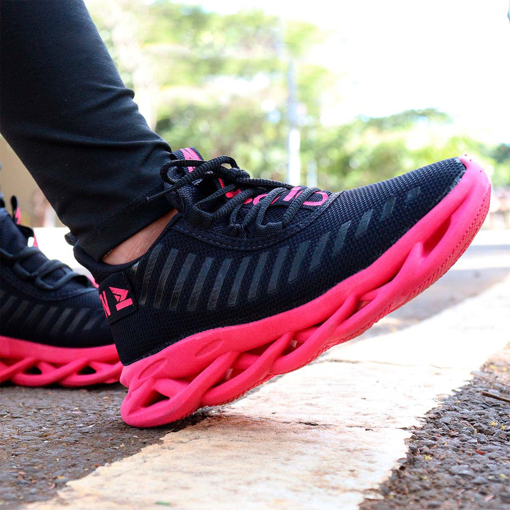 Tênis Feminino Casual Esportivo — Preto — foto 7