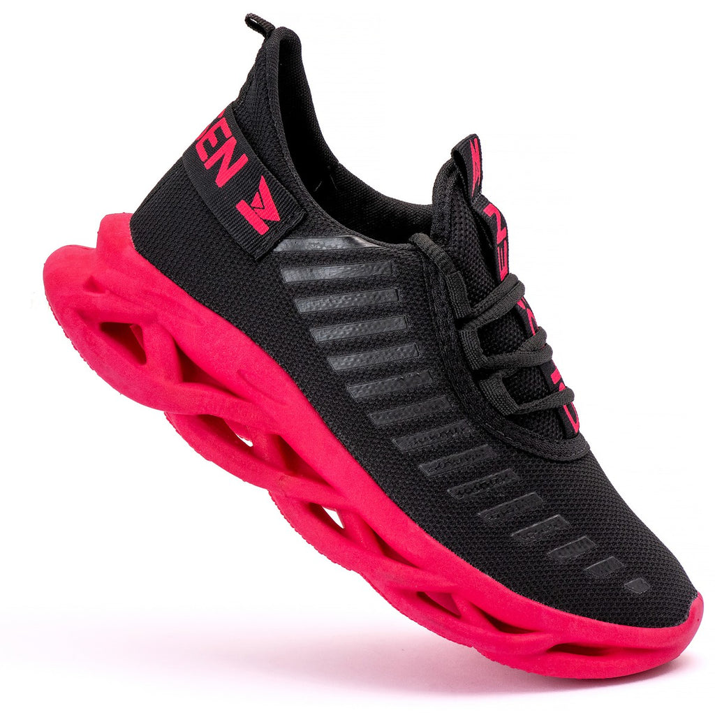 Tênis Feminino Casual Esportivo — Preto — vista lateral