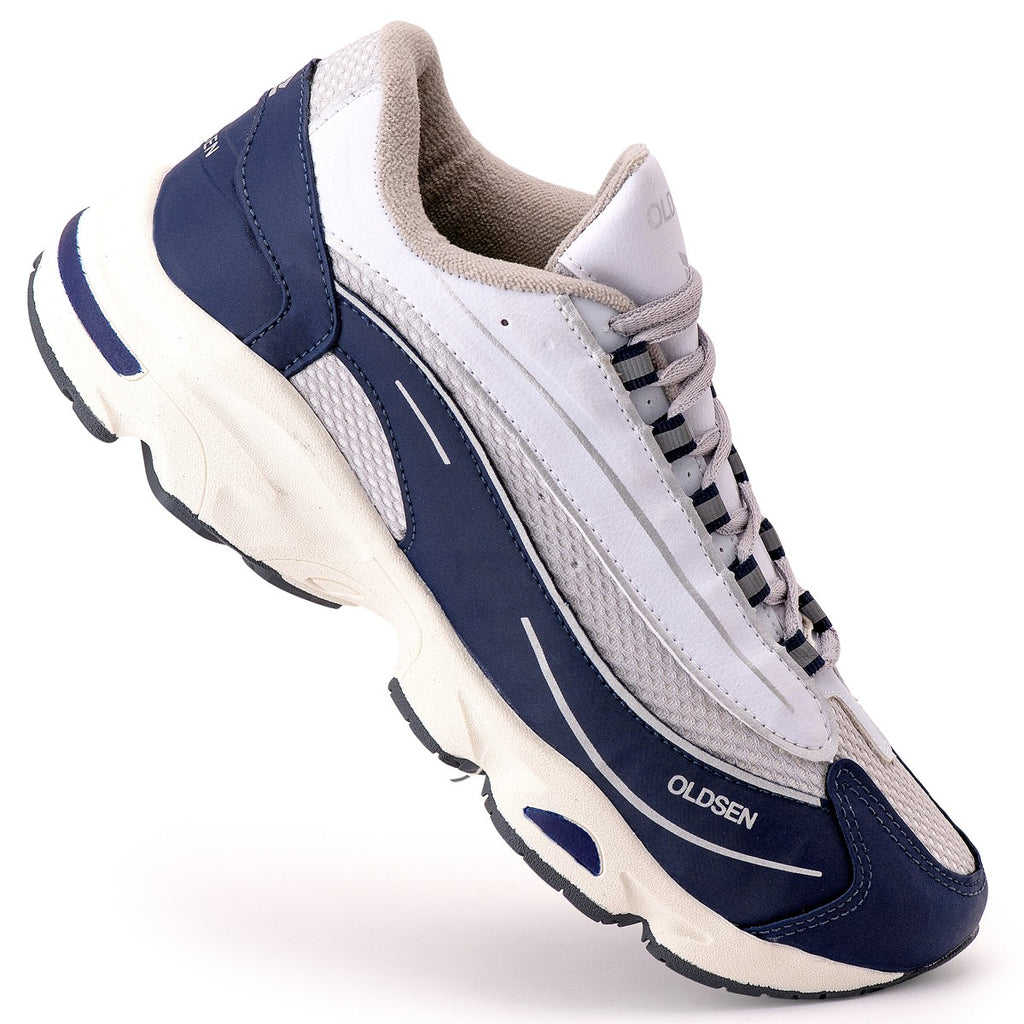 Tênis Masculino Casual Esportivo — Marinho — vista lateral