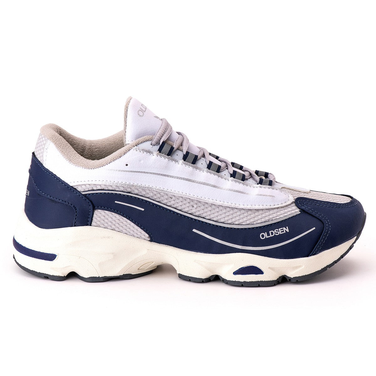 Tênis Masculino Casual Esportivo — Marinho — detalhe