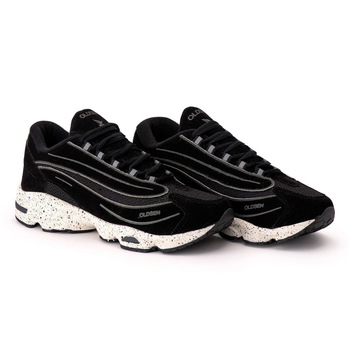 Tênis Masculino Casual Esportivo — Preto — outro ângulo