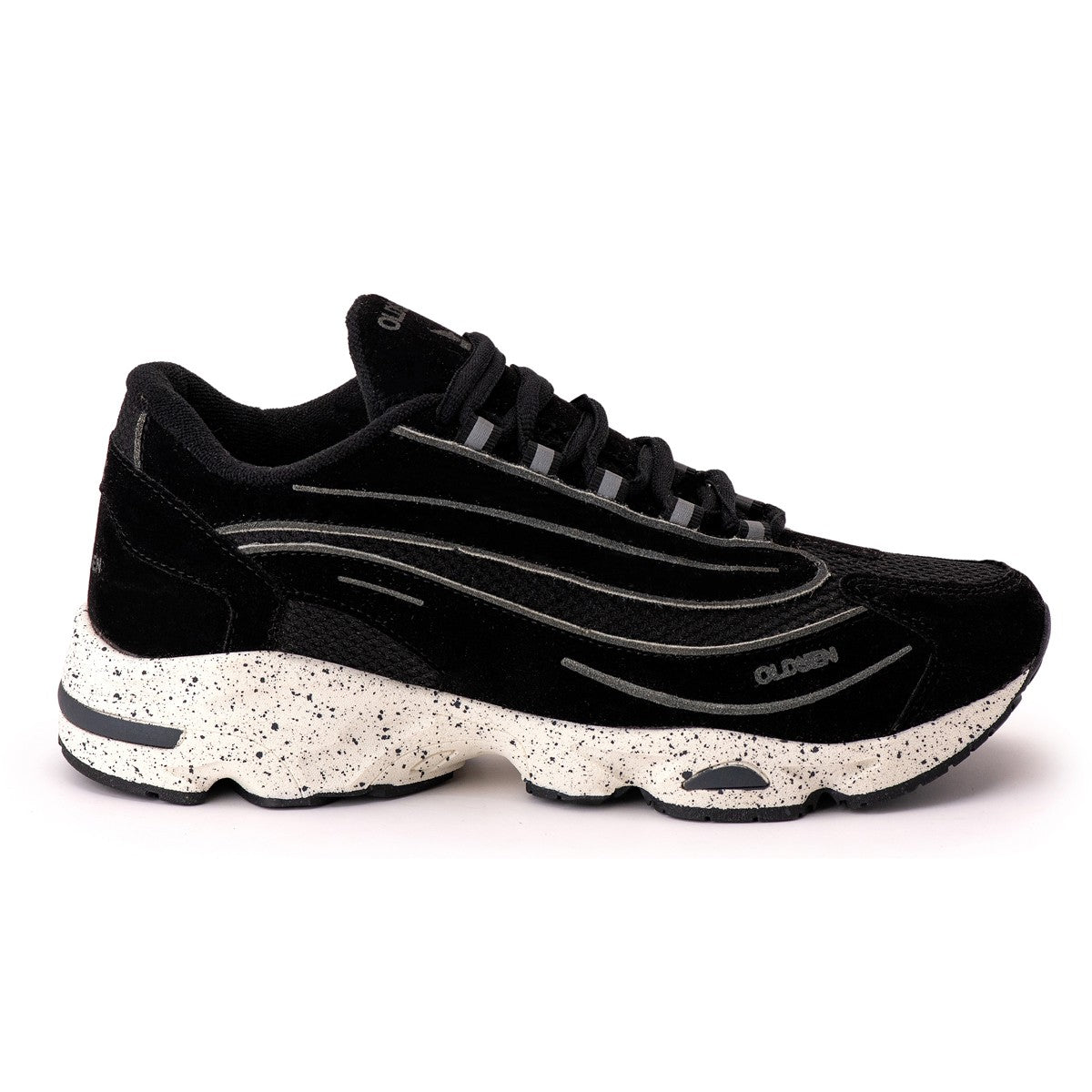 Tênis Masculino Casual Esportivo — Preto — vista superior