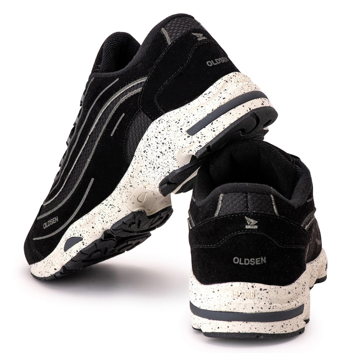 Tênis Masculino Casual Esportivo — Preto — detalhe