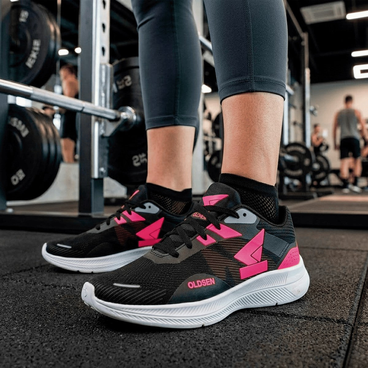 Tênis Feminino Casual Esportivo — Pink — vista frontal