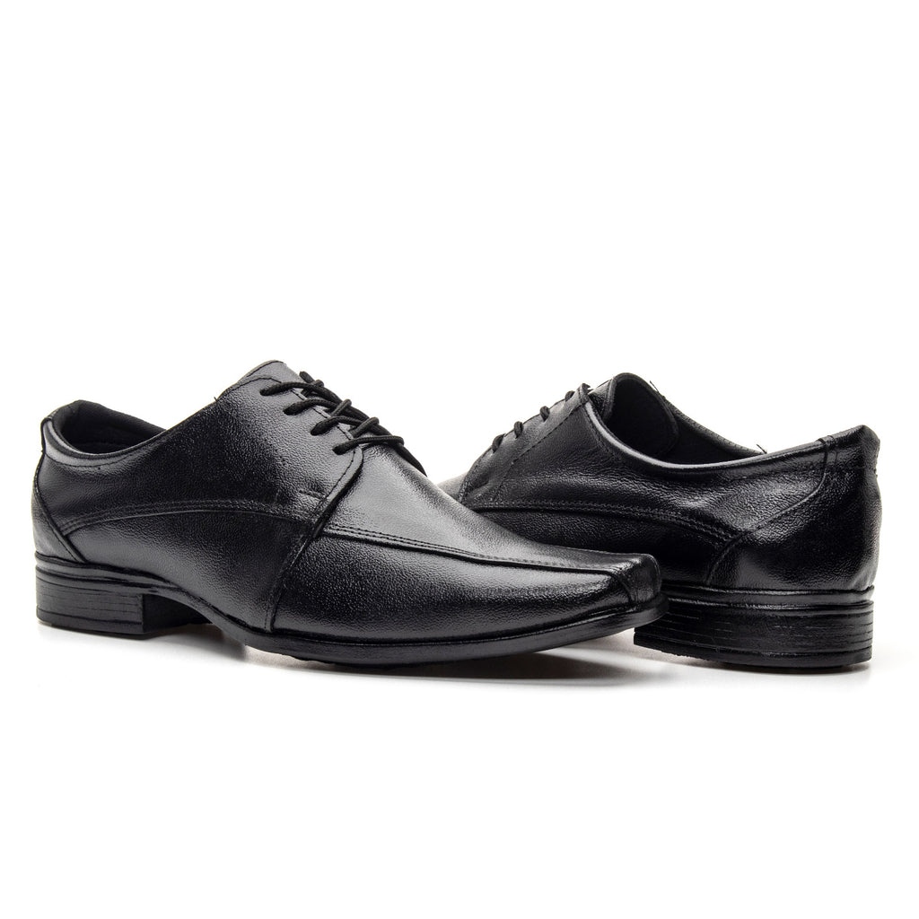 Sapato Oxford Masculino Social — Preto — vista lateral