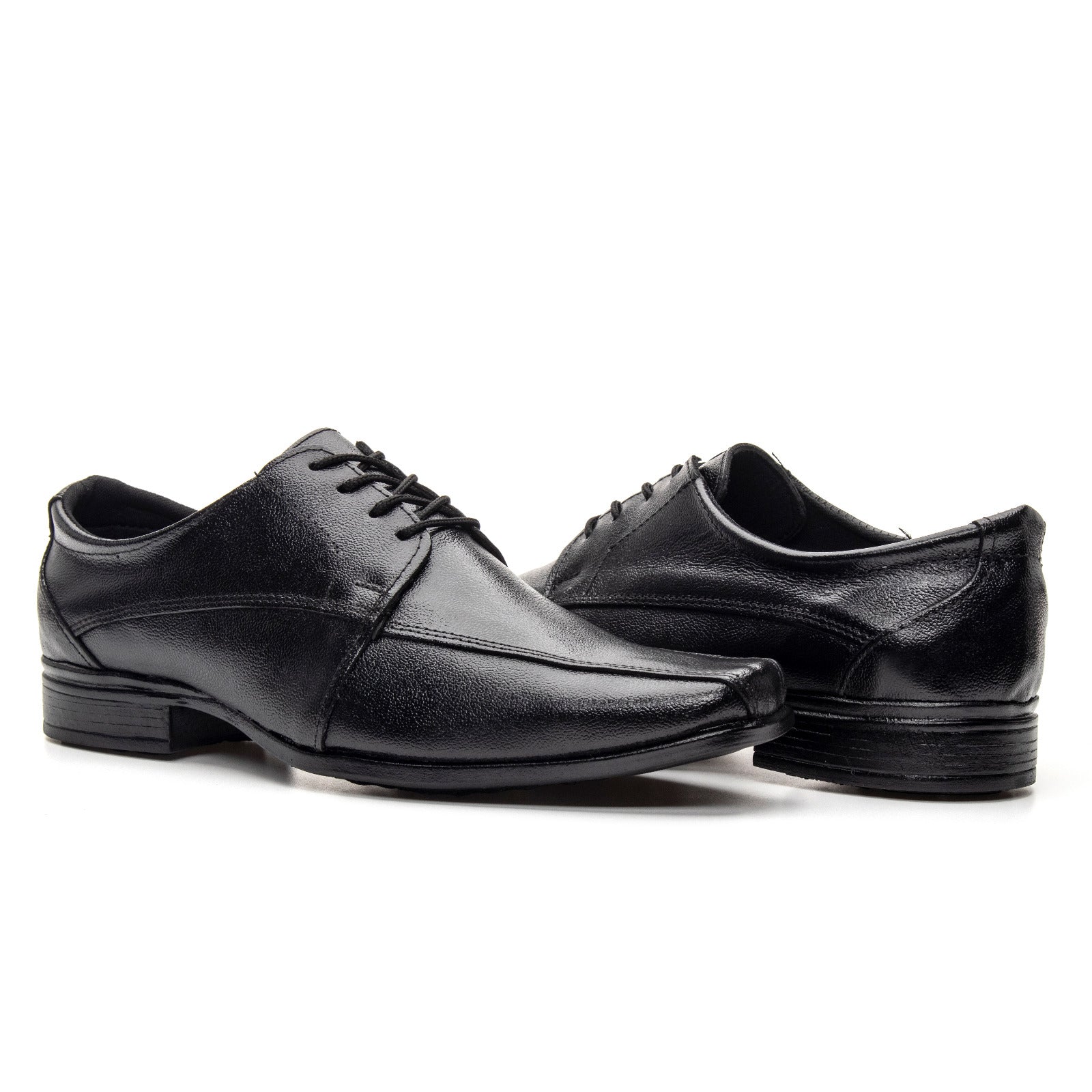 Sapato Oxford Masculino Social — Preto — vista lateral