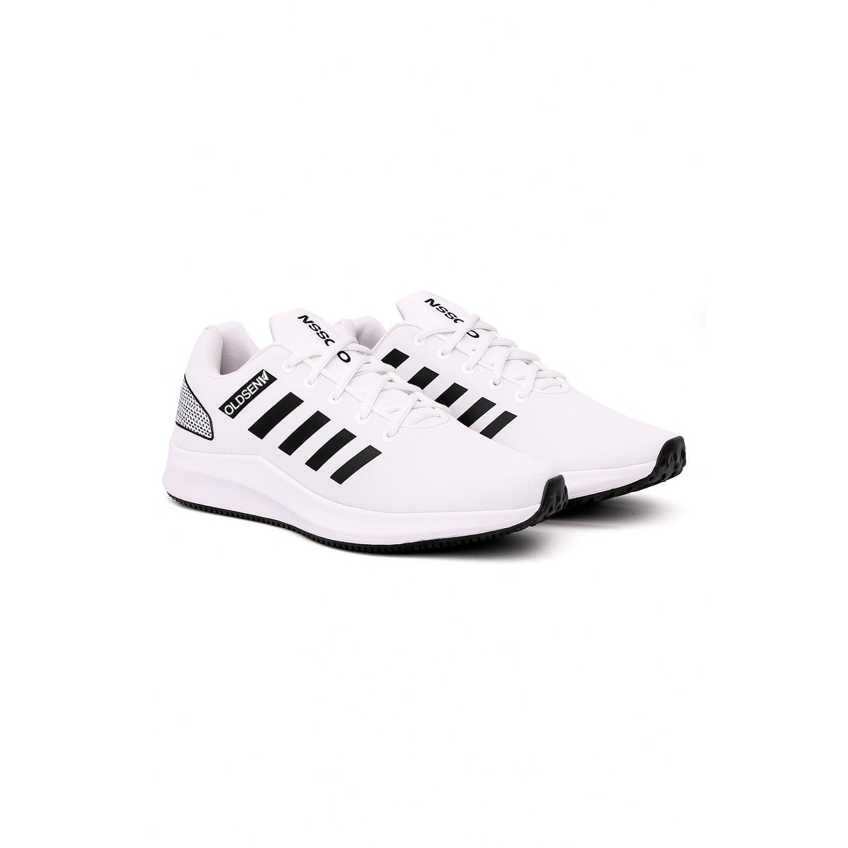 Tênis Masculino Casual Esportivo — Branco — vista frontal