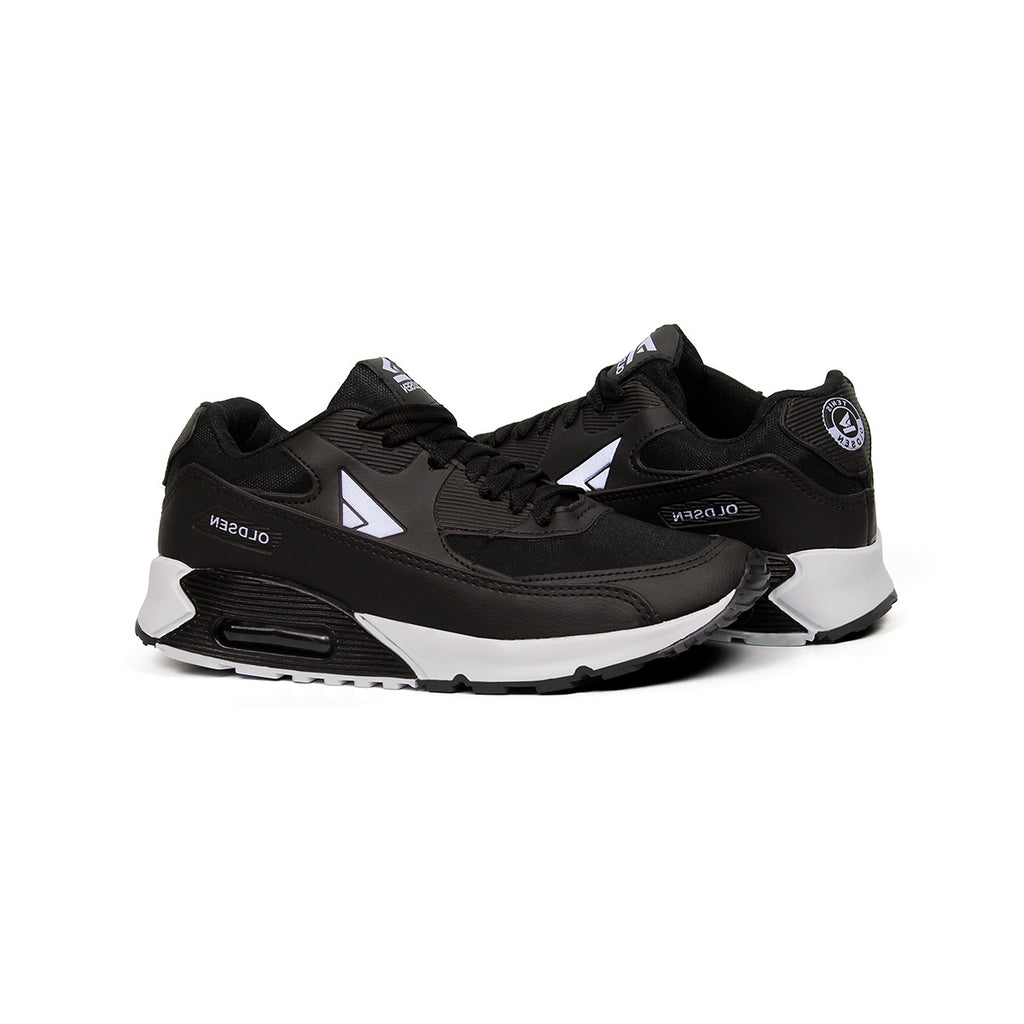 Tênis Masculino Casual Esportivo — Preto — vista superior