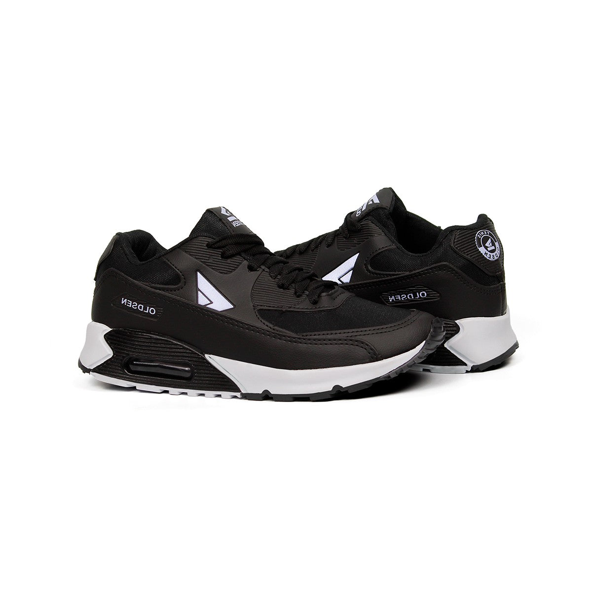 Tênis Masculino Casual Esportivo — Preto — vista superior