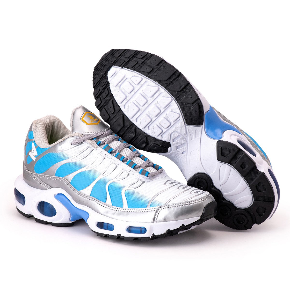 Tênis Masculino Casual Esportivo — Azul — vista frontal
