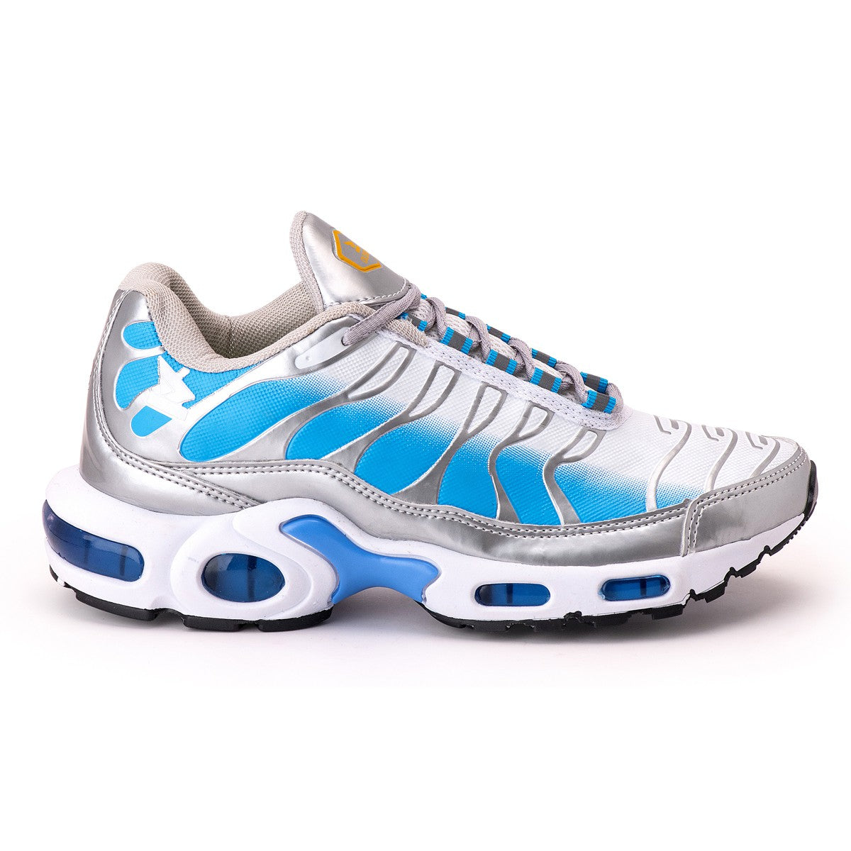 Tênis Masculino Casual Esportivo — Azul — vista superior