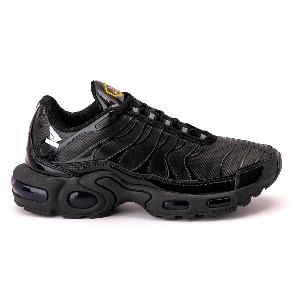 Tênis Masculino Casual Esportivo — Preto — detalhe