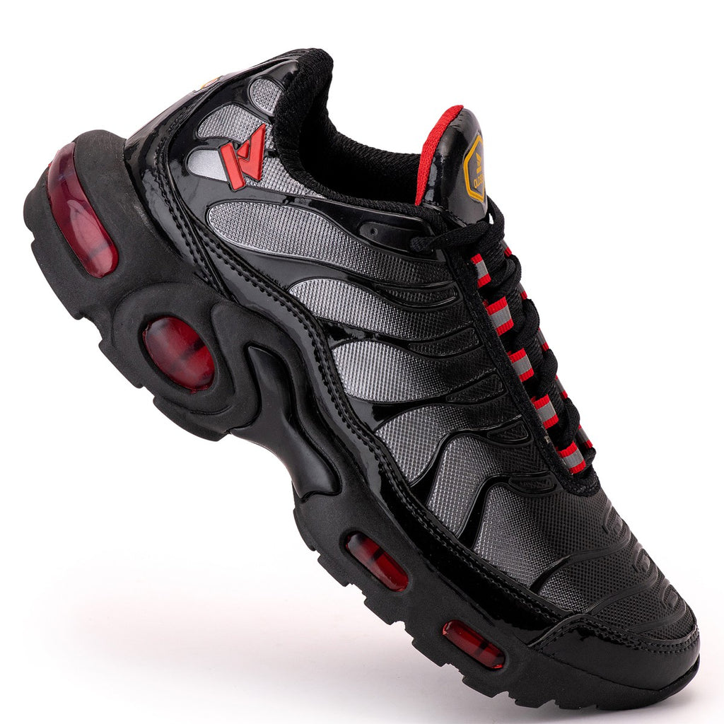 Tênis Masculino Casual Esportivo — Preto — vista lateral