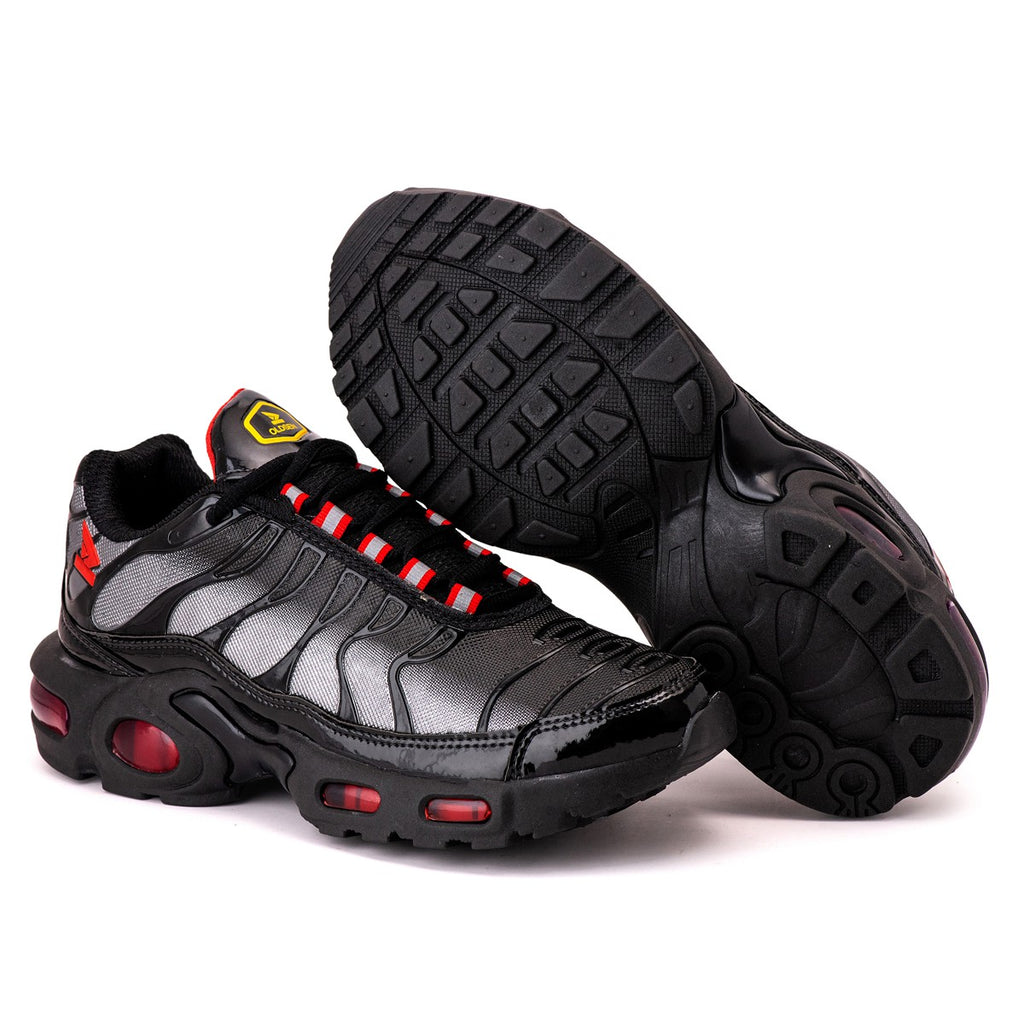 Tênis Masculino Casual Esportivo — Preto — vista frontal
