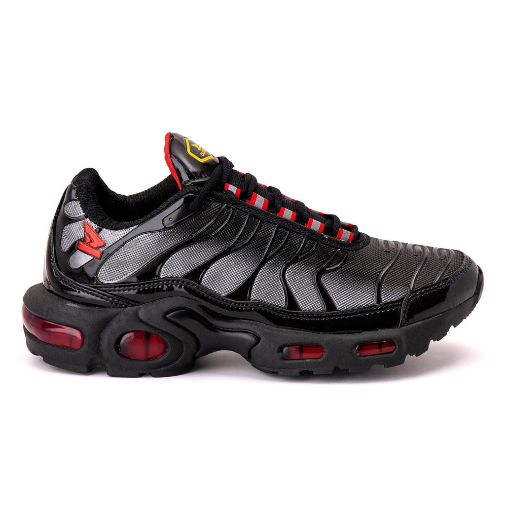 Tênis Masculino Casual Esportivo — Preto — detalhe
