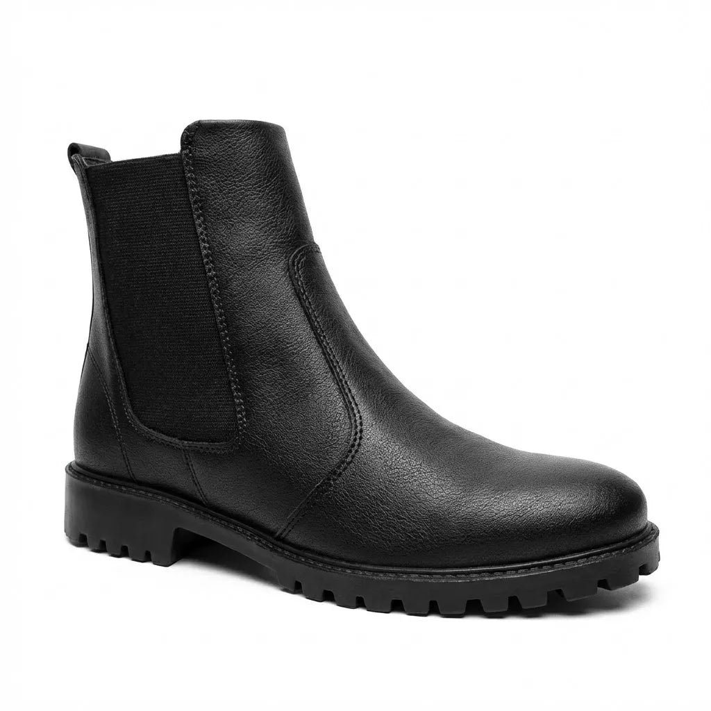 Bota Cano Curto Bianca preto — vista frontal