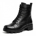 Bota Cano Curto Aurora preto — vista frontal