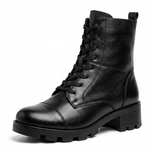 Bota Cano Curto Aurora preto — vista frontal