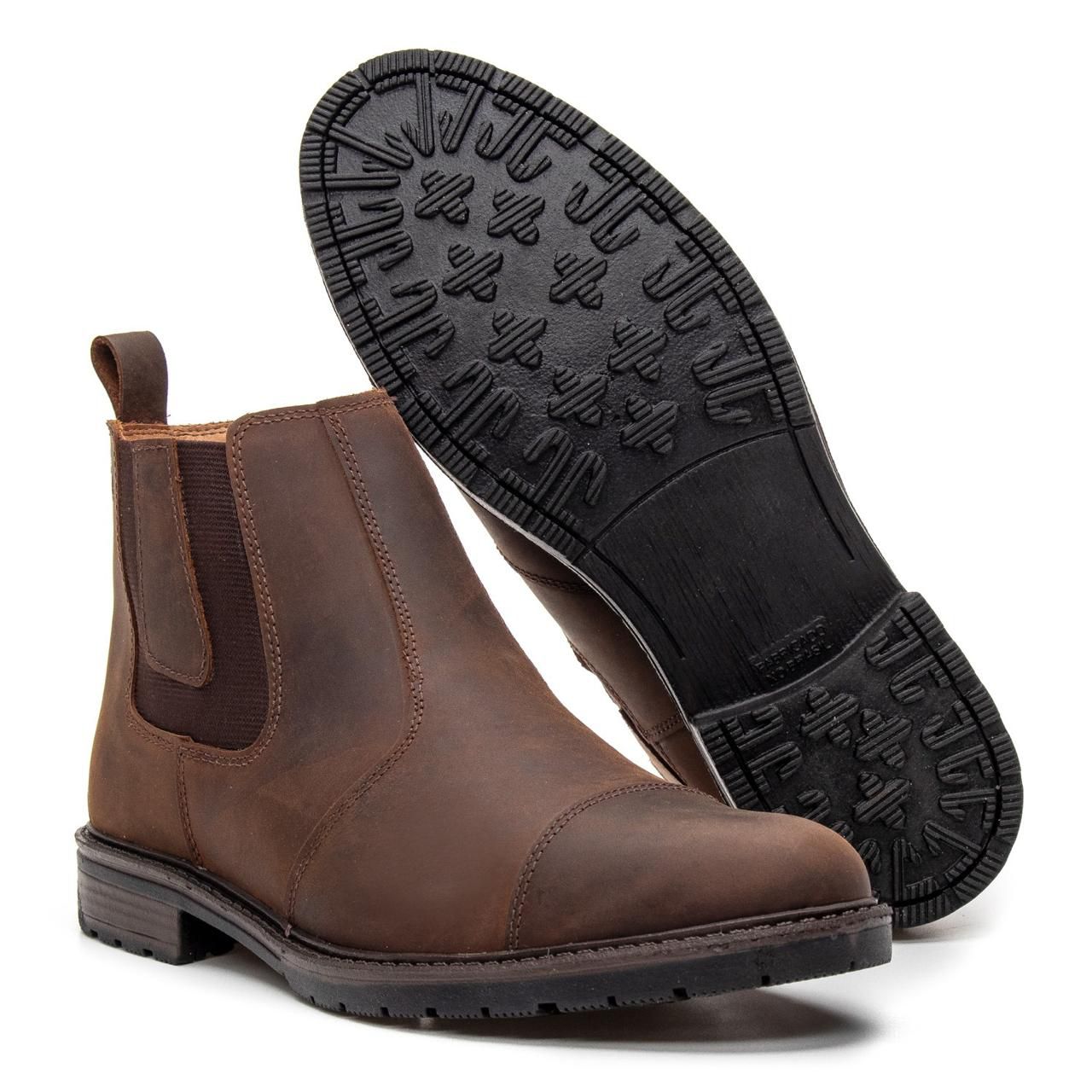 Botina Chelsea Masculina — vista lateral