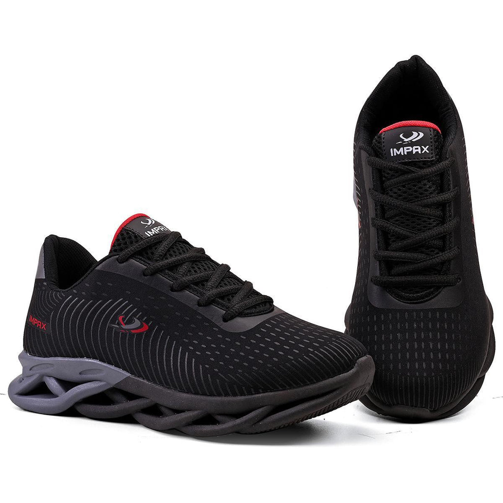 Tênis Masculino Casual Esportivo — Preto — vista superior