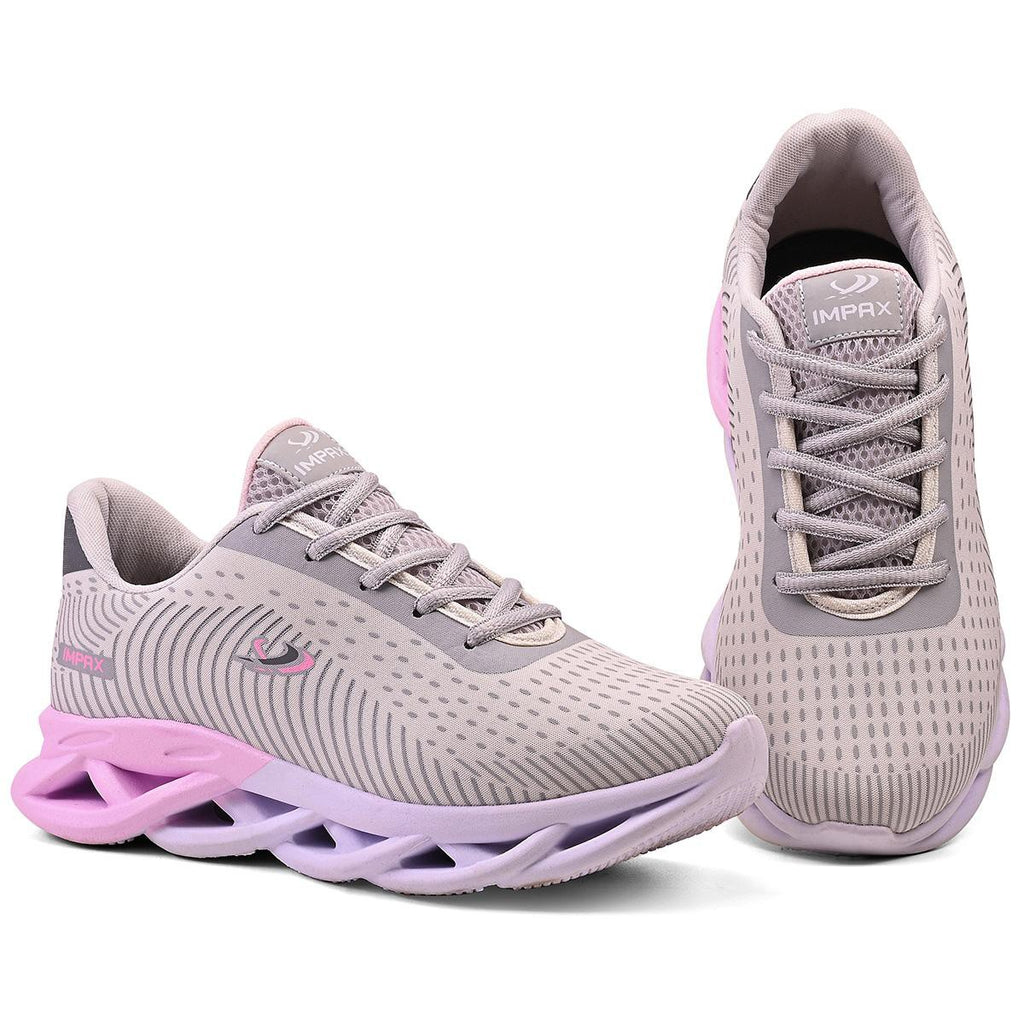 Tênis Feminino Casual Esportivo — Cinza — vista superior