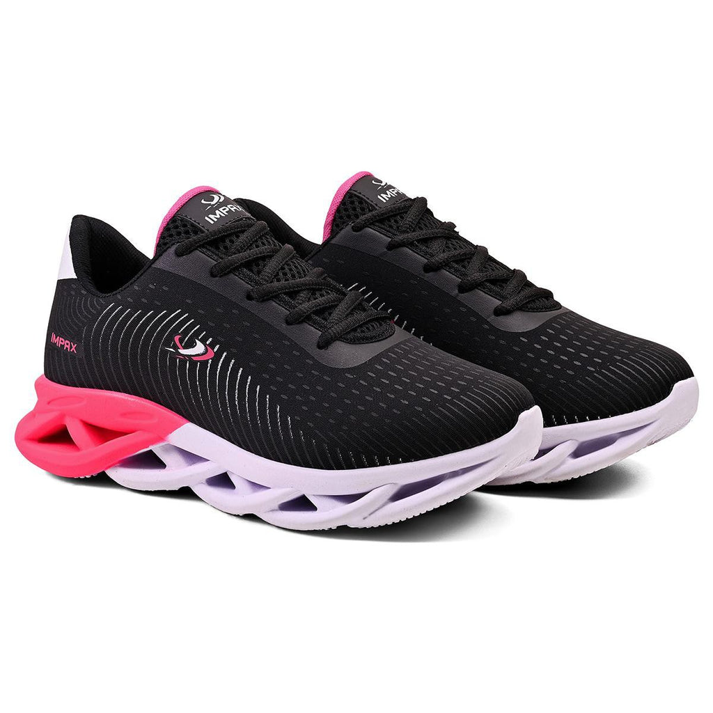 Tênis Feminino Casual Esportivo — Preto — vista lateral