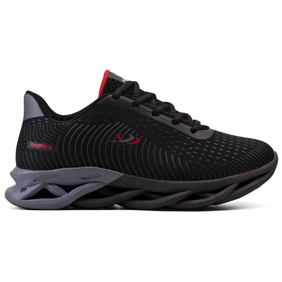 Tênis Masculino Casual Esportivo — Preto — outro ângulo