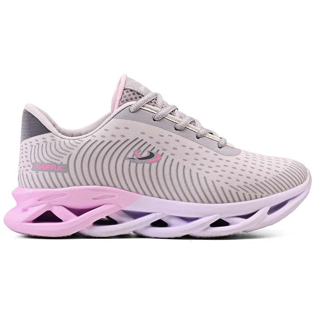 Tênis Feminino Casual Esportivo — Cinza — outro ângulo